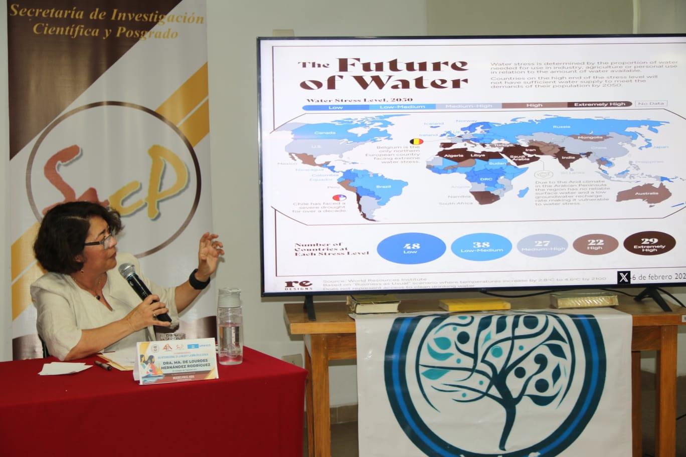 Mujeres científicas analizan en la UATx los factores que influyen en la escasez de agua